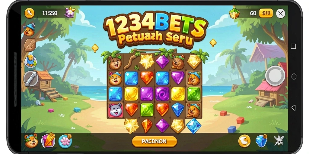 Tampilan gameplay 1234BETS yang memukau dan penuh warna.