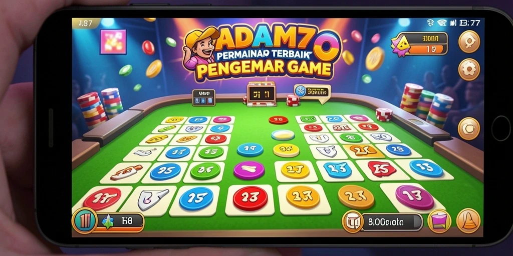 Gameplay seru Bingo di ADAM77 dengan teman-teman.