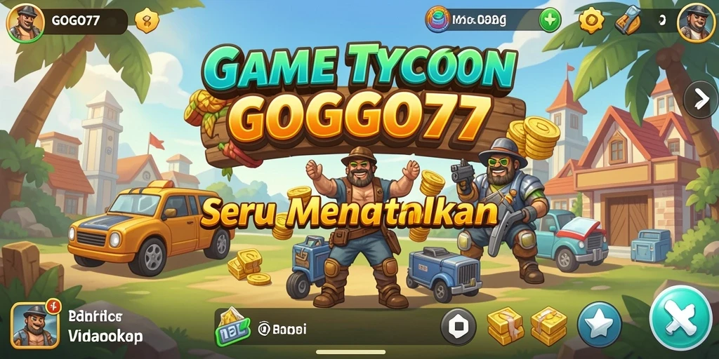 Tangkapan layar utama GOGO77 menampilkan permainan Tycoon yang seru.