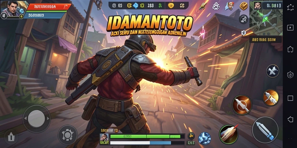 Tampilan gameplay IDAMANTOTO dengan aksi yang mendebarkan.