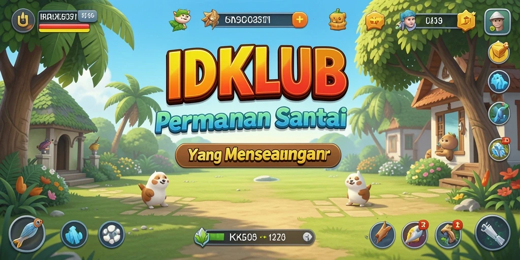 Tangkapan layar gameplay yang penuh warna dan menyenangkan dari IDKLUB.