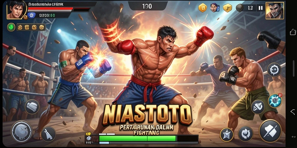 Tampilan mendebarkan dari pertarungan di NIASTOTO.