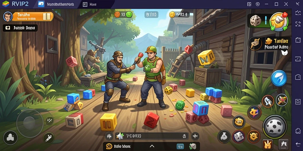 Tampilan gameplay seru dalam RVIP2 yang menantang.