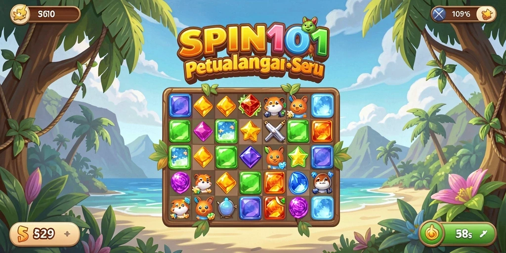 Gameplay seru dengan tantangan Match-3 yang mengasyikkan.